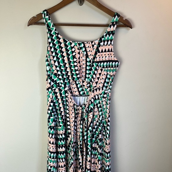 Susana Monaco Aztec Maxi Dress Medium - Picture 3 of 4